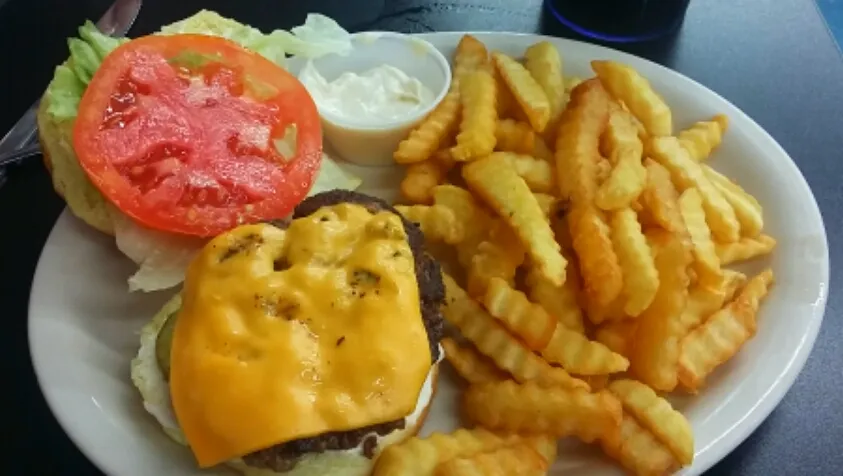 All-American Cheeseburger & Fries