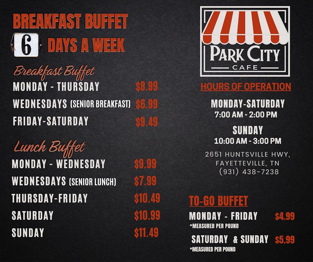 Park City Cafe Menu image 4